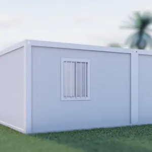 Prefab Huis Mobiele Site Kantoor Container Volledig Gemonteerd Modulaire 2 Slaapkamer Tiny Huis Plan Modern Design