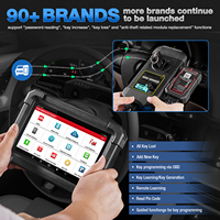 USA EU Warehouse LAUNCH X431 IMMO ELITE OBD2 Diagnostic Tool Car Key Cutting Machines With Programmer for All Keys Lost