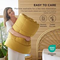 Couette King Size Hypoallergénique et Écologique, Douceur Nuageuse et Chaleur Toutes Saisons, Indispensable pour l'Hôtellerie