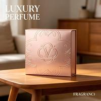 Boîte à parfum en papier pliable personnalisée, emballage cosmétique de luxe pour flacon de parfum de 30 ml et 50 ml