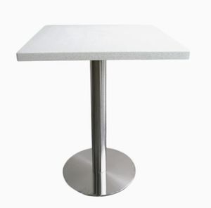 Mesa de Negociación Pequeña de Cuero Estilo Art Déco con Superficie de Roca para Baño, Cafetería, Bar de Té, Restaurante Occidental - Venta al por Mayor en EE. UU. - Product Image 3