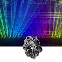Proyector de Luces Láser de Animación a Todo Color RGB, Diseño Especial para Discotecas, Clubes, Fiestas, DJ, DMX ILDA Profesional para Interiores