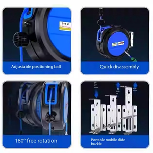 Enrouleur de Tuyau Industriel <span class=keywords><strong>Automatique</strong></span> Rétractable Anti-enroulement à Ressort, Idéal pour Compresseurs d'Air, Gonfleurs de Pneus et Stations de Lavage Automobile - Product Image 6