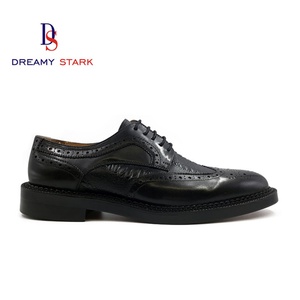 Italian Handmade High Quality Special Wide <b>Edge</b> Vintage Men Luxury Oxford Formal Wedding Shoes Comfort Autumn Light Custom Logo - Product Image 4