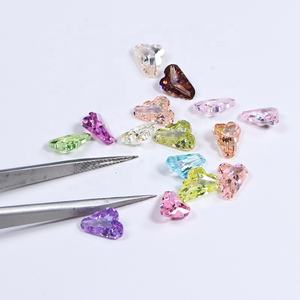 Yingma หินเพทายรูปเมฆอัญมณีขนาด6*9มม. หินคิวบิกเซอร์โคเนียเทียมสีใสสำหรับเครื่องประดับชั้นดี - Product Image 2