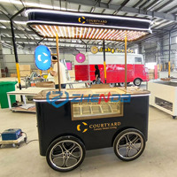 Mini camion de nourriture mobile de chariot de café de boisson froide