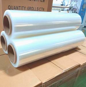 Film étirable pour palettes au prix d'usine - Film étirable transparent en PE pour palettes - Film étirable polyvalent pour l'emballage des palettes - Product Image 6