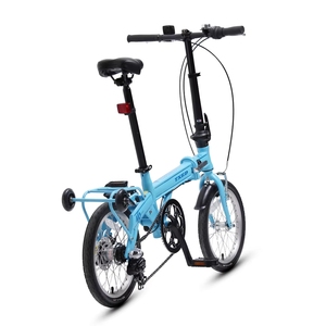 <span class=keywords><strong>Bicicleta</strong></span> Plegable TXED de Tres Pliegues, 16 <span class=keywords><strong>Pulgadas</strong></span>, 3 Velocidades, Frenos V, Horquilla de Acero, Pedales Ordinarios - Product Image 2