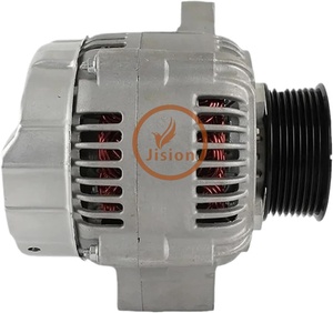 Alternateur d'excavatrice 600-861-3411 600-861-6410 6008613411 6008616410 6D102 24V 80A 8PK à double poulie pour PC200-7 - Product Image 1