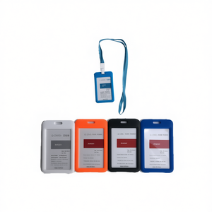 <b>ID</b> Card <b>Holder</b> With Lanyard 24Pcs Assorted Colors Badge Case For Office Use - Product Image 1