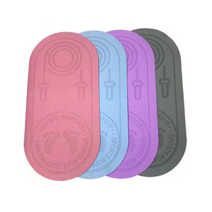 Almohadilla de amortiguación de salto para el hogar de colores secundarios calientes, alfombrilla de cuerda para saltar - Product Image 4