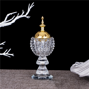 Direct Manufacturer Crystal Incense Burners Exotic Style Carbon <strong>Burning</strong> Stoves for Oud &amp; Bakhoor Incense Pillar Compatible - Product Image 4