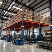 Plateforme de travail modulaire en acier robuste avec protection anticorrosion pour entrepôt, mezzanine et rayonnage à palettes – Conception gratuite