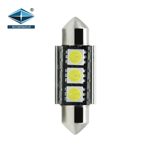 Lumières <span class=keywords><strong>Led</strong></span> blanches 5050 3SMD <span class=keywords><strong>C5W</strong></span>, ampoule 36MM <span class=keywords><strong>41MM</strong></span> Canbus, lumière dôme de guirlande avec DC12V, livraison directe d'usine - Product Image 2