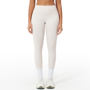 <span class=keywords><strong>Pantaloni</strong></span> Yoga Effetto Nudo Crema, <span class=keywords><strong>Pantaloni</strong></span> Sportivi ad Asciugatura Rapida per Esterni, <span class=keywords><strong>Pantaloni</strong></span> Fitness Traspiranti da <span class=keywords><strong>Donna</strong></span> - Product Image 3