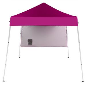 เต็นท์กันสาดพับได้สีชมพู ขนาด 6x6 ฟุต สำหรับตั้งแคมป์และใช้ในลานบ้าน - Product Image 1