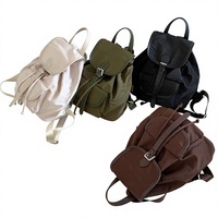 Nouveau Sac à Dos Léger et Respirant en Polyester pour Femme, Style Coréen, Idéal Voyage, Simple, Tendance Urbaine, Minimaliste, Fermeture Magnétique – Collection Été 2026