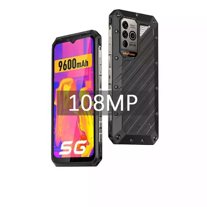 Ulefone Power Armor 18T Rugged Phone Octa-core 6.58inch 12GB+256GB 5G Smartphones 9600mAh 66W 108MP camera mobile phone