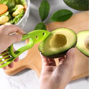 Eco-Friendly Plastic Avocado Knife <b>Cutter</b> Safe Home and Kitchen Gadgets for Daily Use <b>Vegetable</b> Slicer - Product Image 4