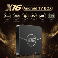 Pemutar Media Streaming Gratis Seumur Hidup Vseebox 2+16GB Super Box X16 Set-top Box Amlogic S905W2 8K Smart Android TV Box