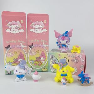 10cm Kuromied PVC giapponese <span class=keywords><strong>Anime</strong></span> la mia melodia Cinnamoroll Mini accessori mistero scatola cieca giocattoli cartoni - Product Image 6