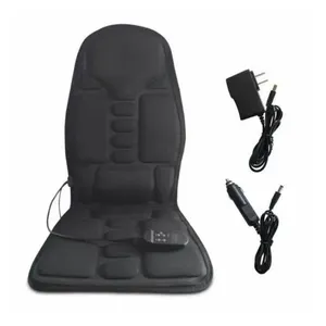 Electric Portable Buttocks Massage Mat Home Car Seat Cushion Massager Back Neck Heated Massage Cushion Chair