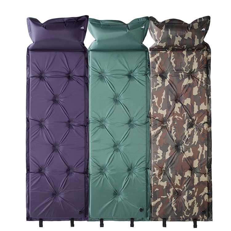 Оптовая продажа, одинарный Автоматический надувной коврик для сна