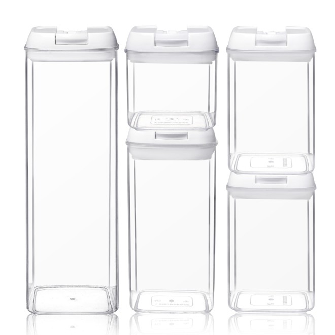 5 шт./упаковка, пластиковые контейнеры для хранения пищевых продуктов