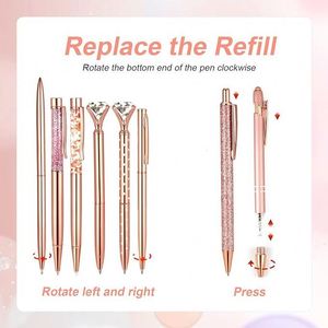 Custom Exquisite Combination Set <b>Ballpoint</b> <b>Pen</b> Rose Gold <b>Ballpoint</b> <b>Pen</b> Set Crown Diamond <b>Pen</b> - Product Image 4
