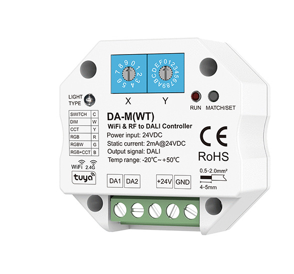 WIFI blanco y RF al convertidor de DALI