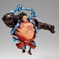 Figura Coleccionable de PVC de Monkey D. Luffy, Licenciada por Banpresto, Decoración de Escritorio, Regalo para Entusiastas del Anime