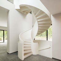 Sk61 — idées d'escaliers incurvés à led, échelle en spirale, éclairage d'escaliers, maison, prix en gros