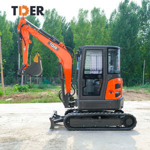 Nuovo Mini Escavatore Cingolato TDER con Motore Diesel Kubota da 3,5 Tonnellate 3,5t 4 Tonnellate 4t con Cabina - Product Image 3