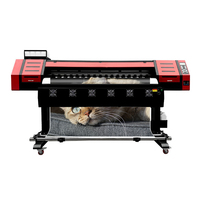 Imprimante à solvant écologique d'intérieur 1.6m Peinture décorative thermique Machine de photo à jet d'encre Autocollants de voiture Machine de photo aqueuse d'intérieur