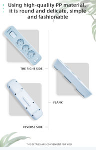 Prise de table NOVA série spéciale, 3 voies, 16A, 4000W, matériaux FR-PP, protection contre les surcharges, volet de sécurité pour usage domestique - Product Image 2