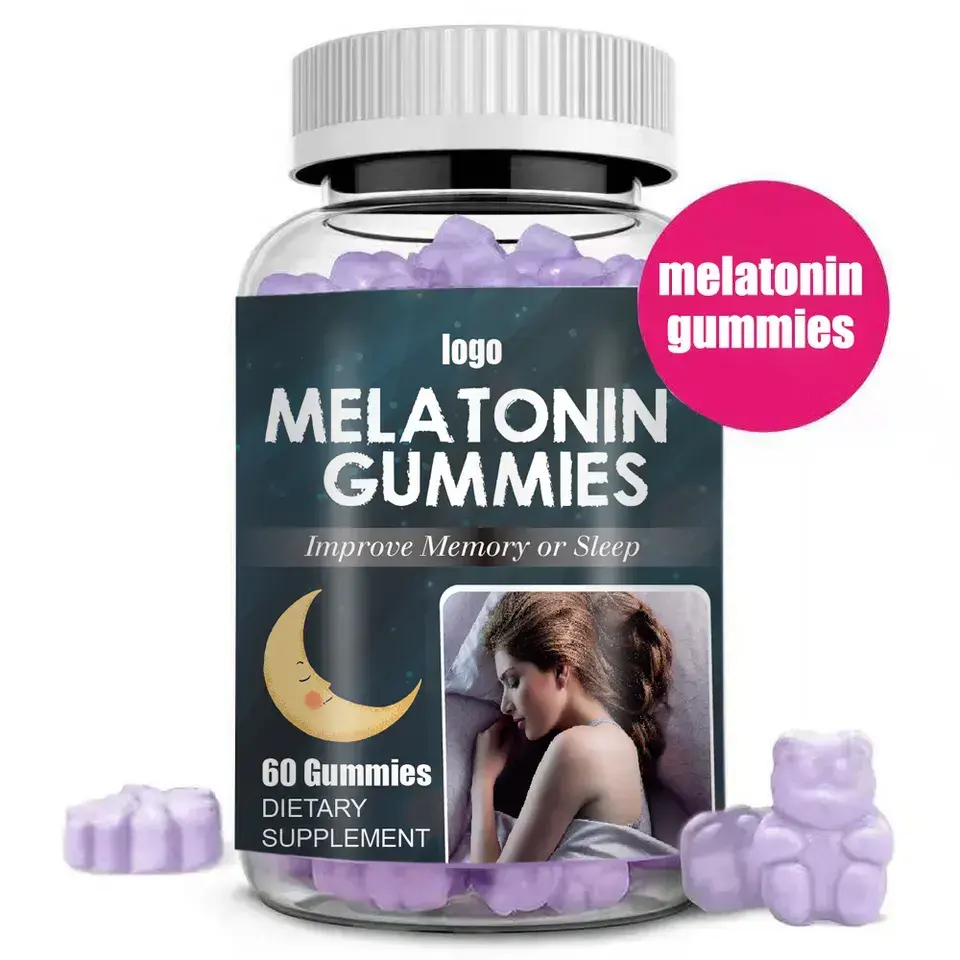 Le gommose personalizzate del sonno con etichetta privata integrano lo Stress per migliorare le gummie del sonno con gommose senza melatonina addormentate più a lungo