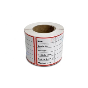 <span class=keywords><strong>Étiquette</strong></span>s d'expédition autocollantes 60*120mm pour écriture manuscrite, idéales pour vêtements, sacs à main, chaussures, boîtes et emballages logistiques - Product Image 1