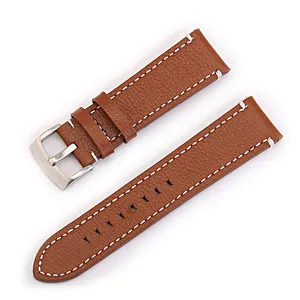 2020 new style watch band adapter vintage leather watch strap 22mm China original leather watch band for men