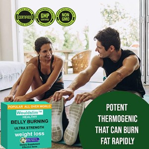Kapsul pelangsing pembakar lemak Pria & Wanita, perawatan kesehatan pribadi, cepat menurunkan perut datar langsing - Product Image 3