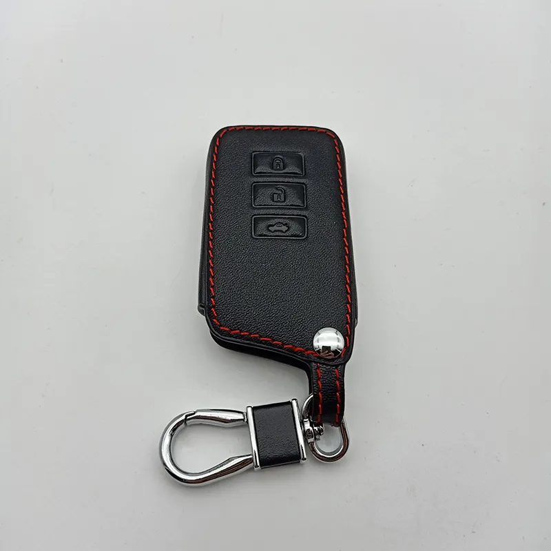 Leather Car Styling Key Cover Case For Lexus NX GS RX IS ES GX LX RC 200 250 350 LS 450H 300H keychain keyring Auto Accessories