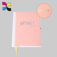 Haute Qualité PU Planner Journal Notebook Couleur Rose Avec Boîte Cadeau