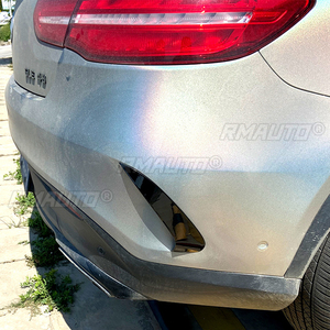 สปอยเลอร์กันชนหลังรถยนต์ฝาครอบตกแต่ง Canard ทั้งสองด้านสำหรับ Mercedes Benz Coupe C292 2015-2018 - Product Image 4