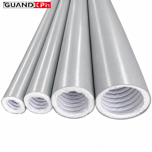 Tuyau flexible insonorisé pour la réduction du bruit, atténuateur acoustique pour ventilateur <span class=keywords><strong>de</strong></span> conduit en ligne, système MVHR HVAC - Product Image 5