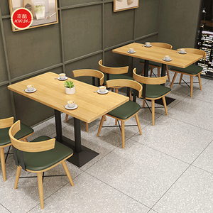 Tables et chaises de restaurant de style café américain moderne personnalisées, en métal et en fer, ensemble de mobilier de restaurant - Product Image 1