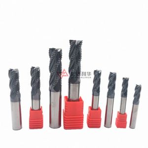 Fresa de 3 filos de carburo recubierta de AiTiN de 4 mm de diámetro y 45HRC para uso general en piezas de herramientas - Product Image 6