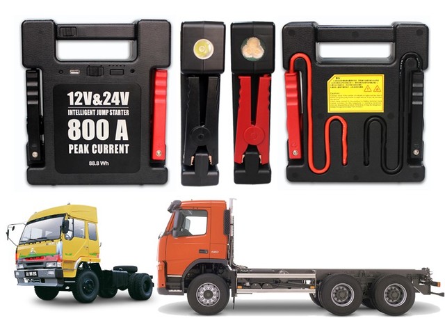 New Design 12v 24v Jumpstarter for Gasoline diesel Car Truck Super Capacity Battery Booster