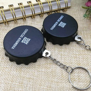Porte-clés <span class=keywords><strong>pas</strong></span> <span class=keywords><strong>cher</strong></span> en forme de fiole de bière avec ouvre-bouteille, porte-clés créatif en métal avec ouvre-bouteille - Product Image 3