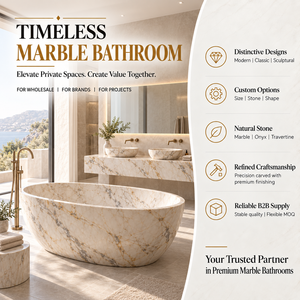 <span class=keywords><strong>Vasca</strong></span> <span class=keywords><strong>da</strong></span> bagno autoportante <span class=keywords><strong>in</strong></span> travertino multicolore marrone crema Wabi-sabi, intagliata per progetti <span class=keywords><strong>da</strong></span> <span class=keywords><strong>giardino</strong></span> e a bordo piscina - Product Image 4
