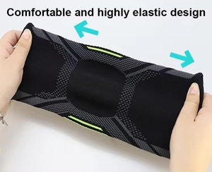 Manchon de soutien de cheville respirant et élastique en tricot 3D, haute qualité, protection sportive anti-entorse, <span class=keywords><strong>compression</strong></span> - Product Image 4