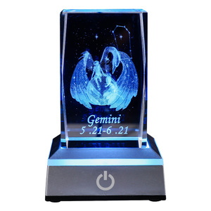 Cá nhân Kinh doanh Quà Tặng tùy chỉnh khuyến mãi pha lê thủ công mỹ nghệ 3D bên trong khắc pha lê Cube đêm đèn với Led Cơ Sở - Product Image 5